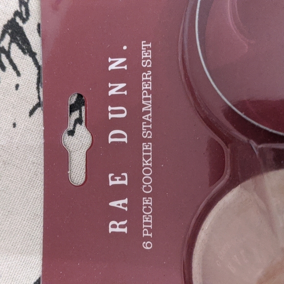 NEW Rae Dunn 6 Piece Cookie Stamp Set - Picture 2 of 7